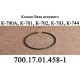 Кольцо уплотнительное 700.17.01.458-1 коробки трактора К-700,К-701