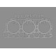 Прокладка головки блока цилиндров 60-06.008.30 двигателя СМД-60,СМД 62,СМД 63,СМД 72     